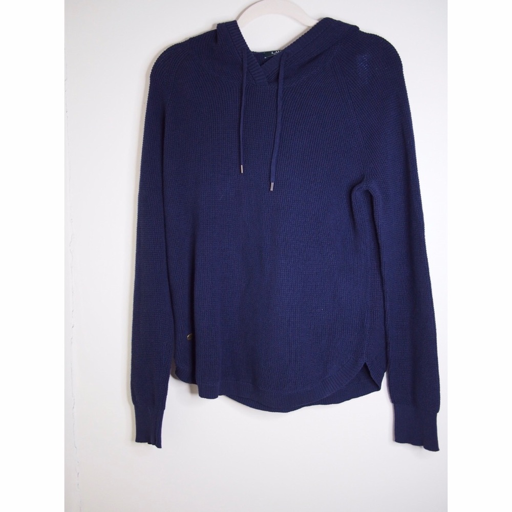 Ralph Lauren Women's Sweater Knit Sweatshirt Navy